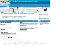 Tablet Screenshot of delforms.com